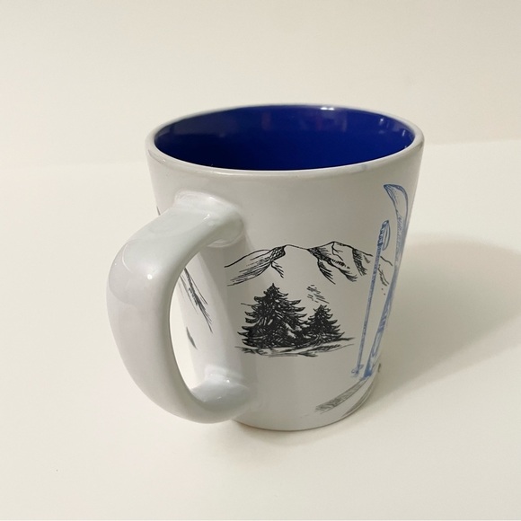 Tim Hortons 2018 Limited Edition Collectible Mug Blue Skiing Coffee Canada - Picture 13 of 15